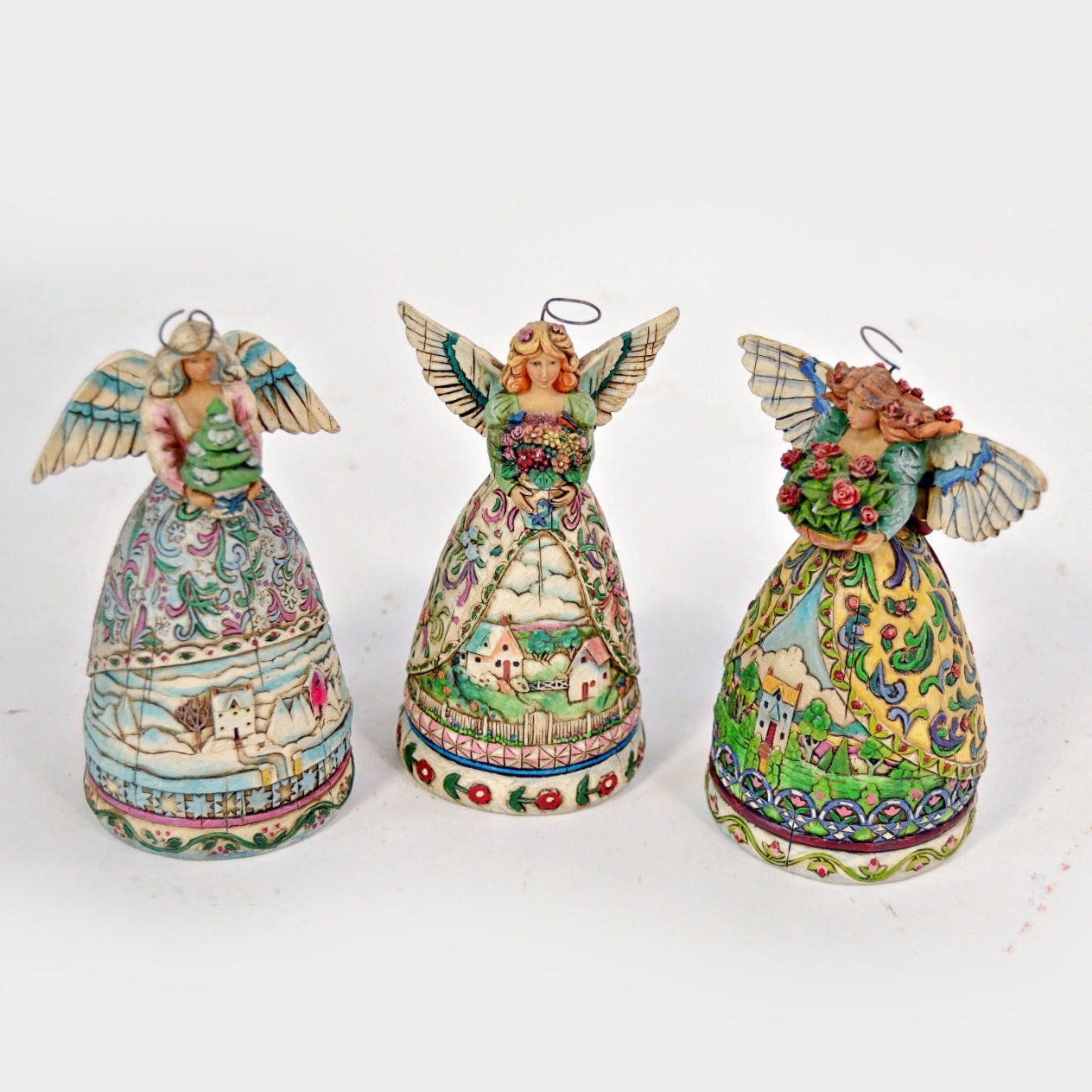 Three Collectible Jim Shore Angel Figurines