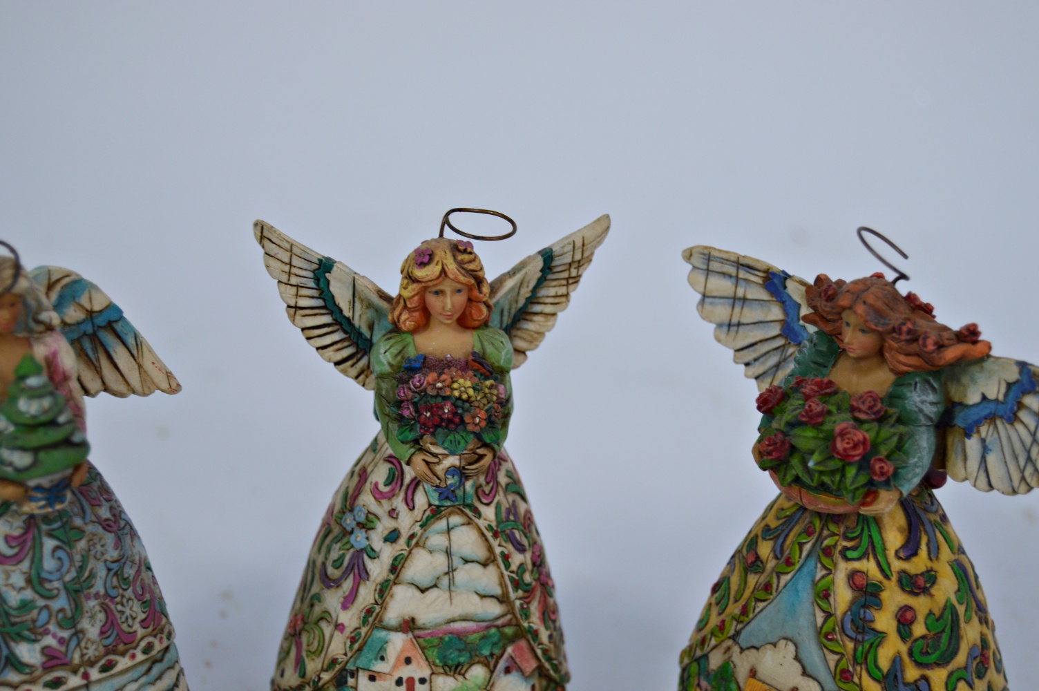Three Collectible Jim Shore Angel Figurines
