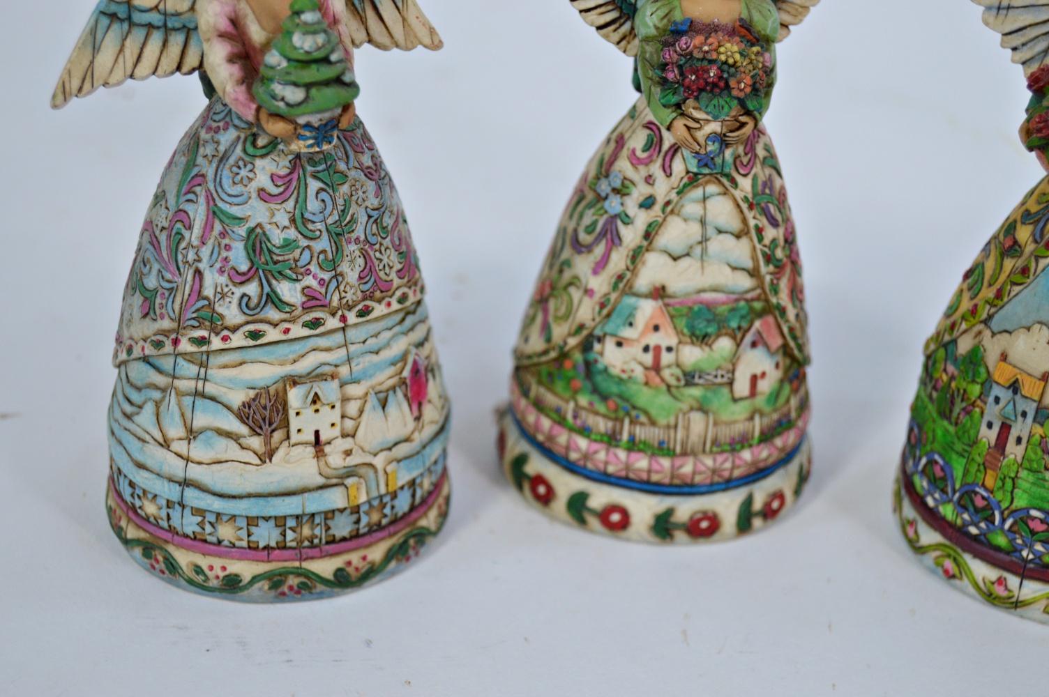 Three Collectible Jim Shore Angel Figurines
