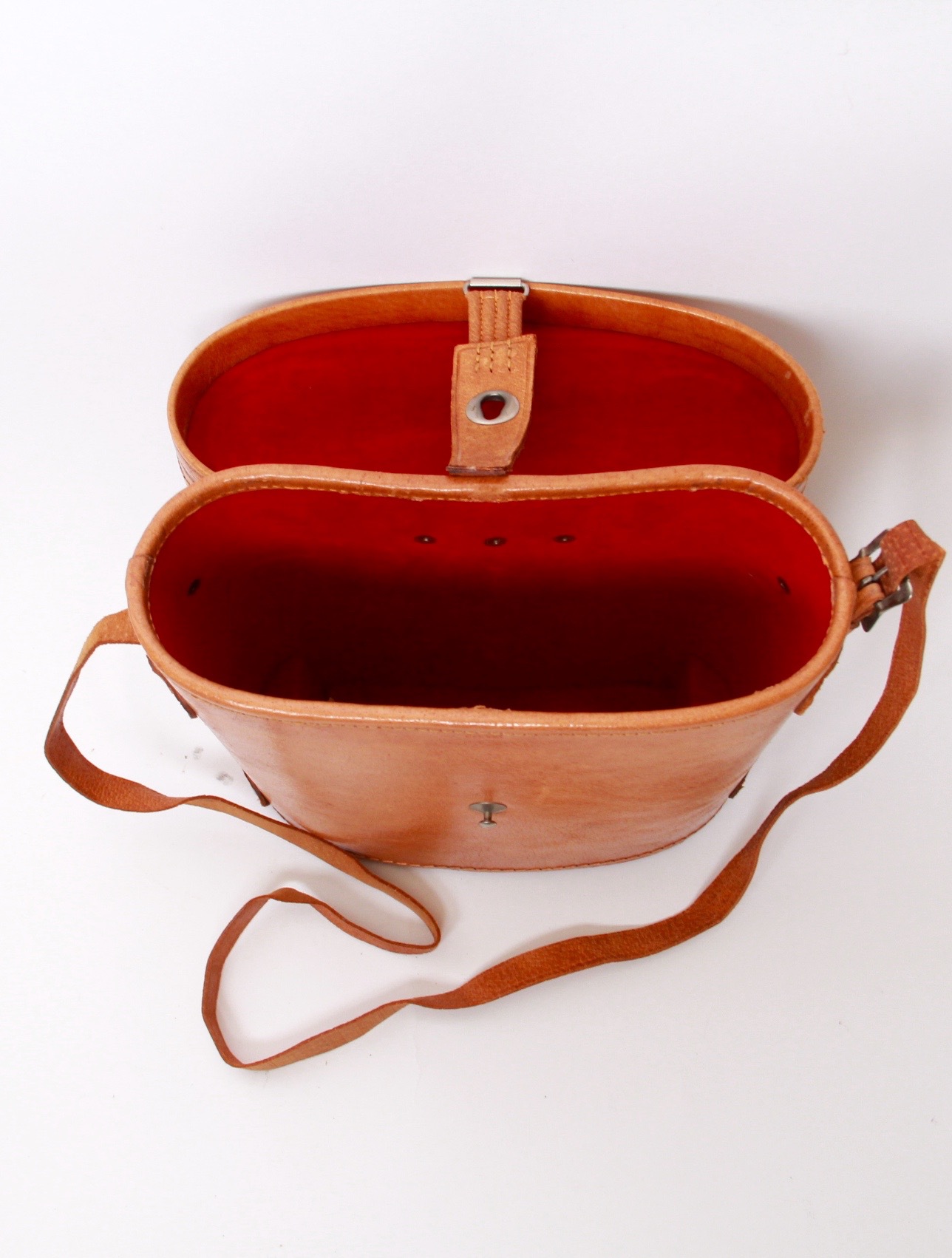 Vintage Leather Cased SPI Binoculars