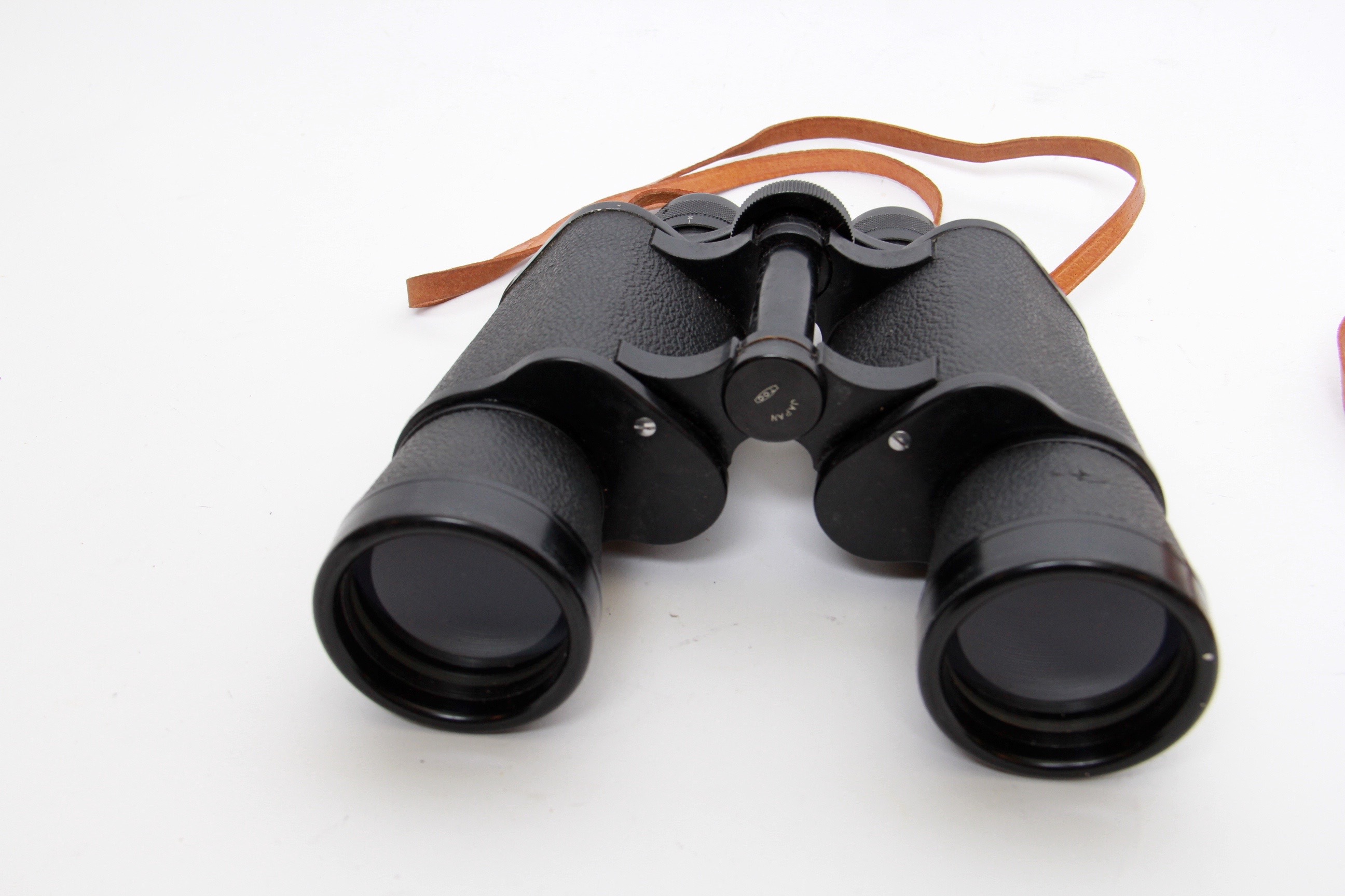 Vintage Leather Cased SPI Binoculars