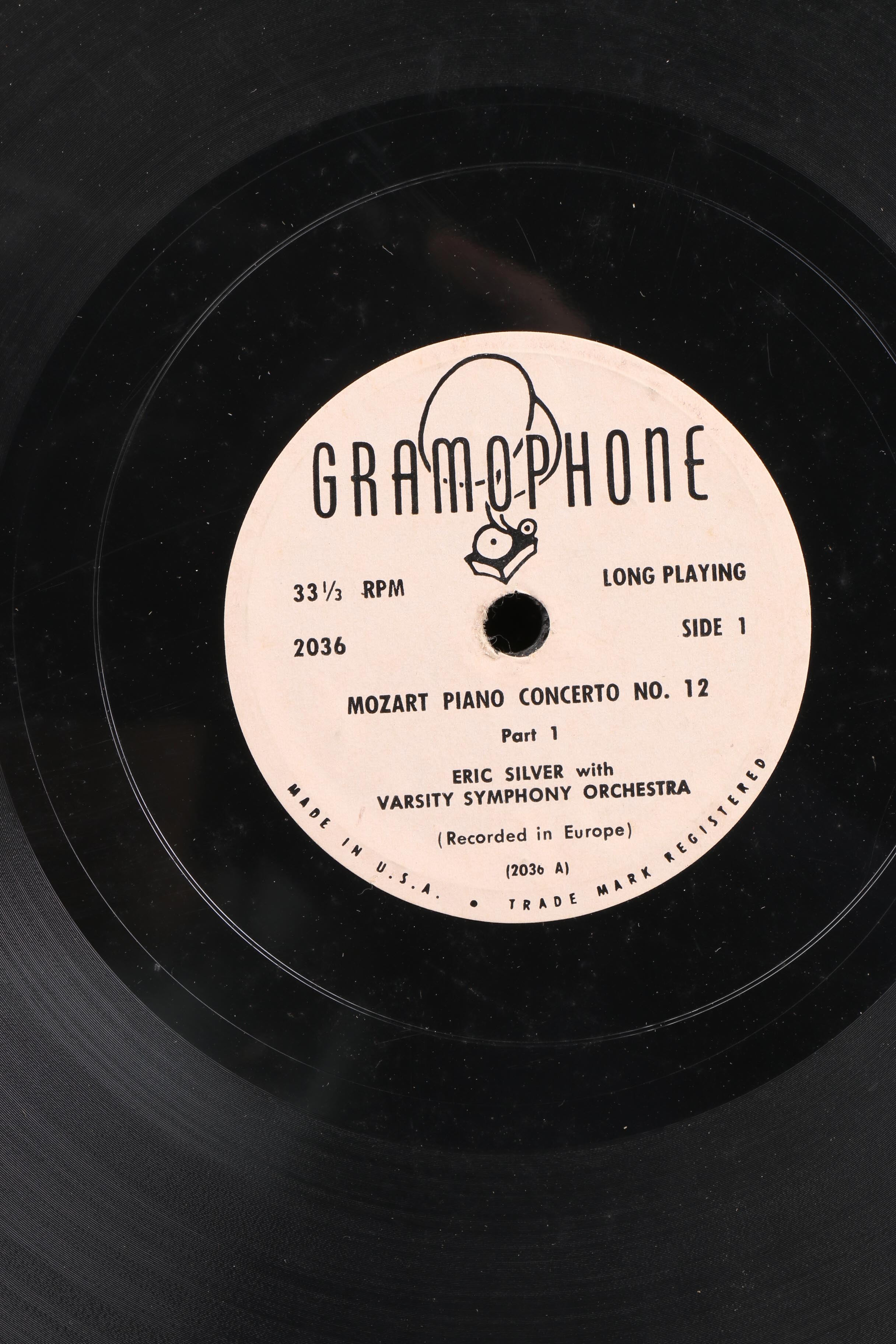 Mozart Piano Concerto and Other Vintage Records