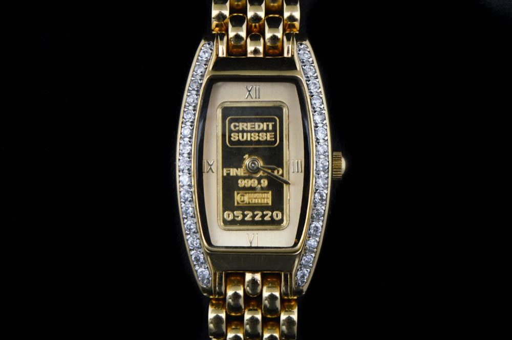 Women's Lenox Watch with Credit Suisse Gold Dial