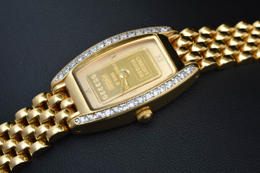 Women's Lenox Watch with Credit Suisse Gold Dial