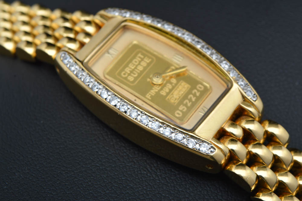 Women's Lenox Watch with Credit Suisse Gold Dial