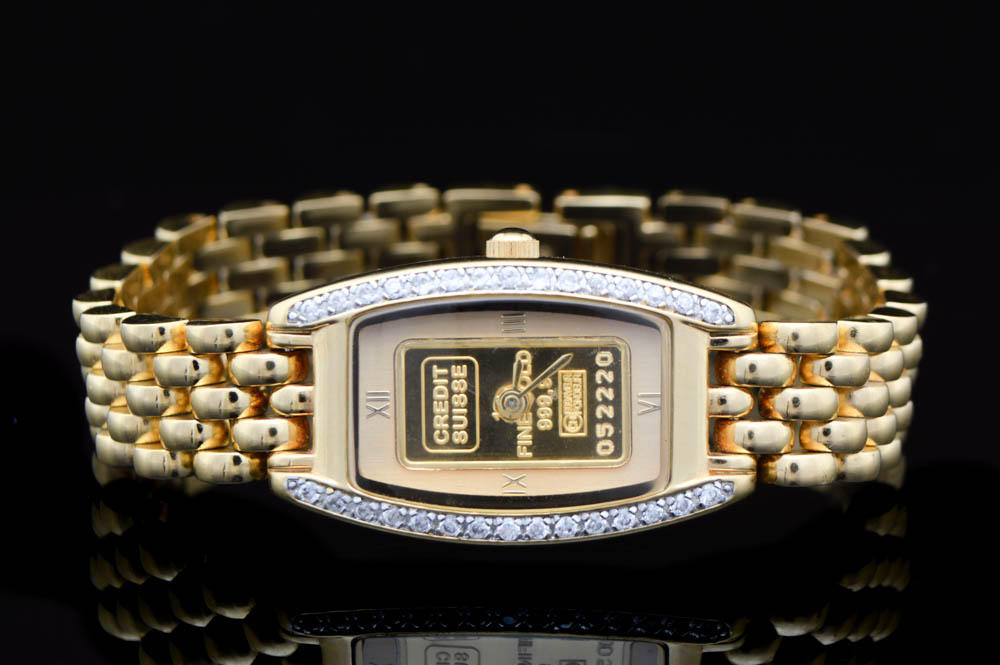 Women's Lenox Watch with Credit Suisse Gold Dial