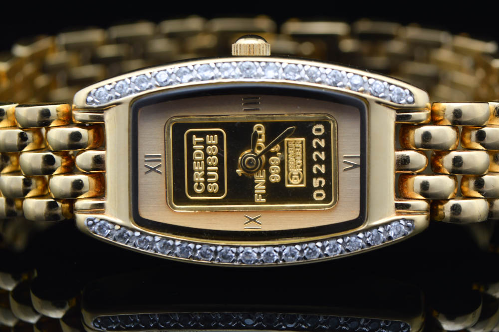 Women's Lenox Watch with Credit Suisse Gold Dial