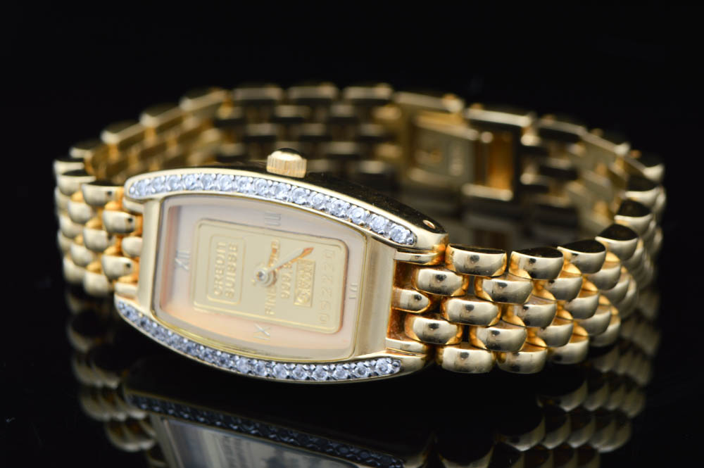 Women's Lenox Watch with Credit Suisse Gold Dial