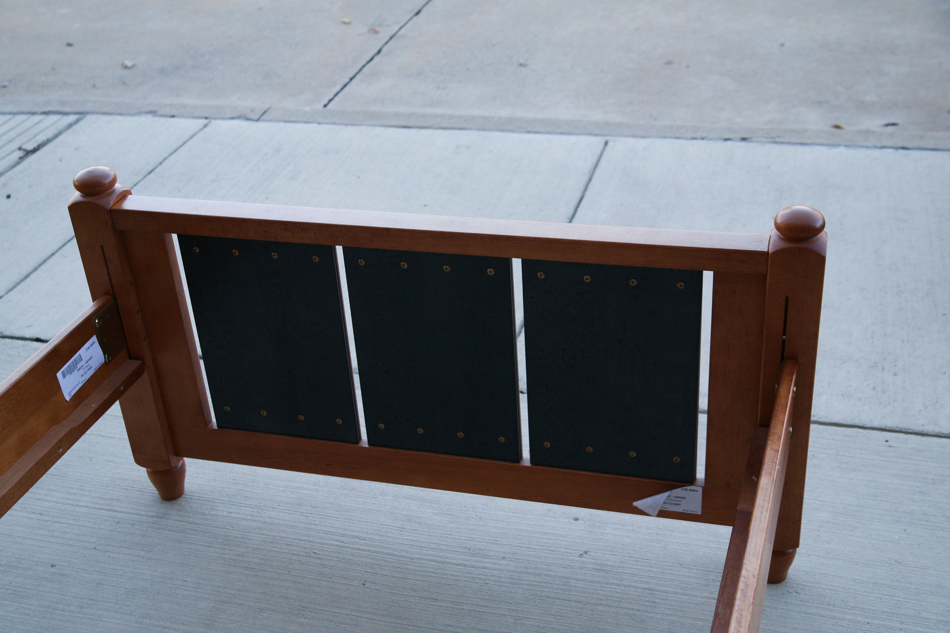 Wooden Mickey Mouse Silhouette Twin Size Bed Frame