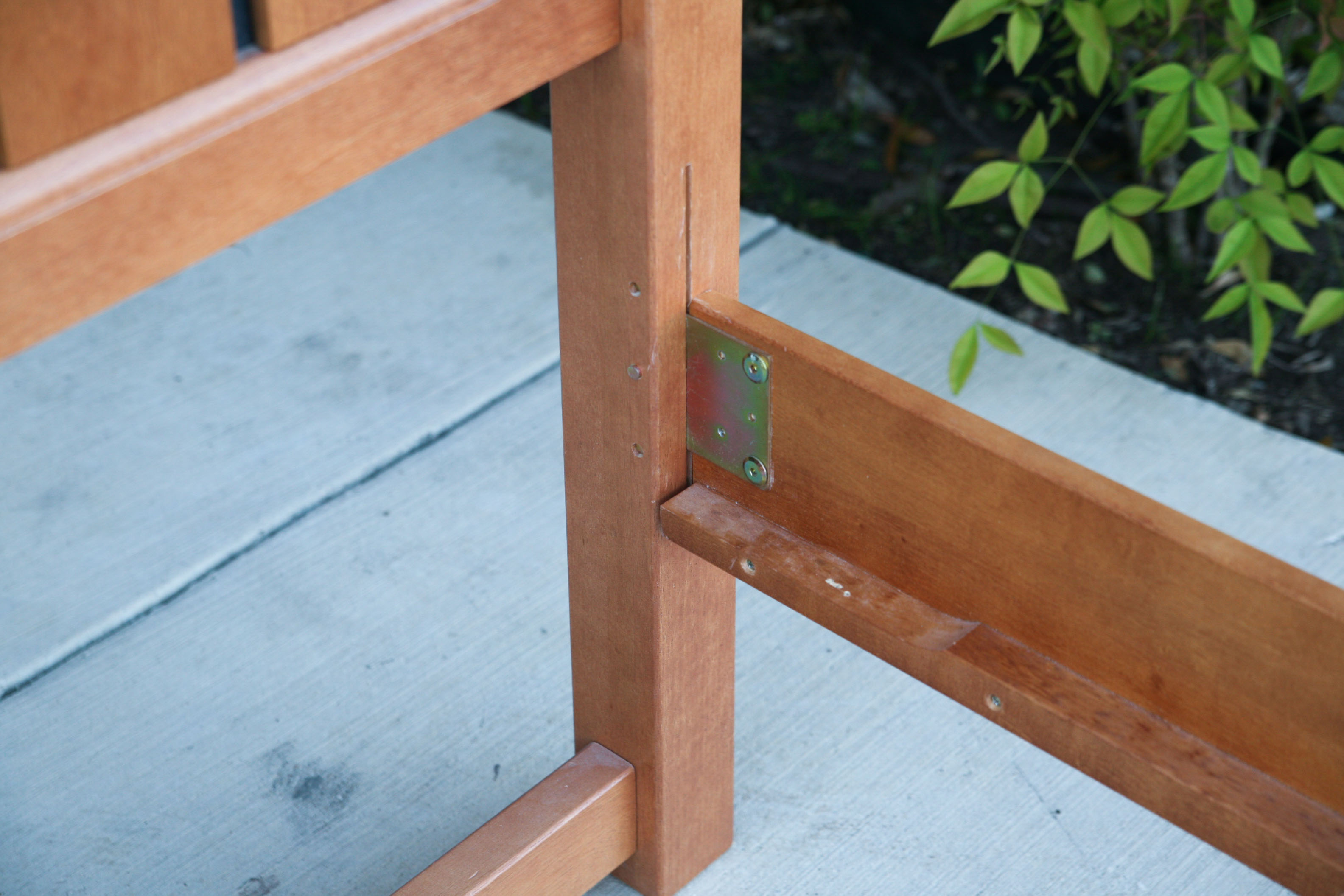 Wooden Mickey Mouse Silhouette Twin Size Bed Frame