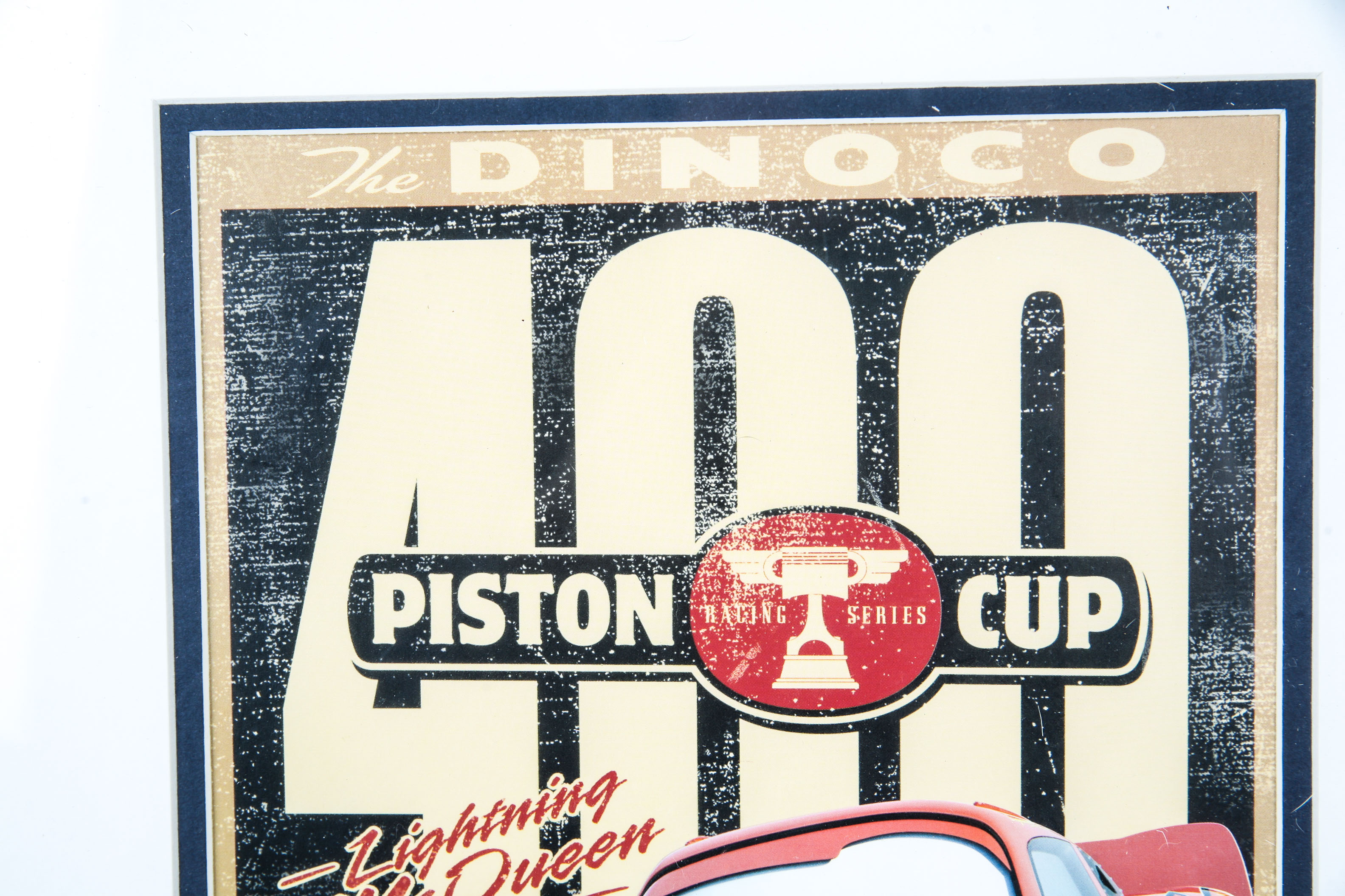 Disney Pixar Cars Clock and Framed Poster