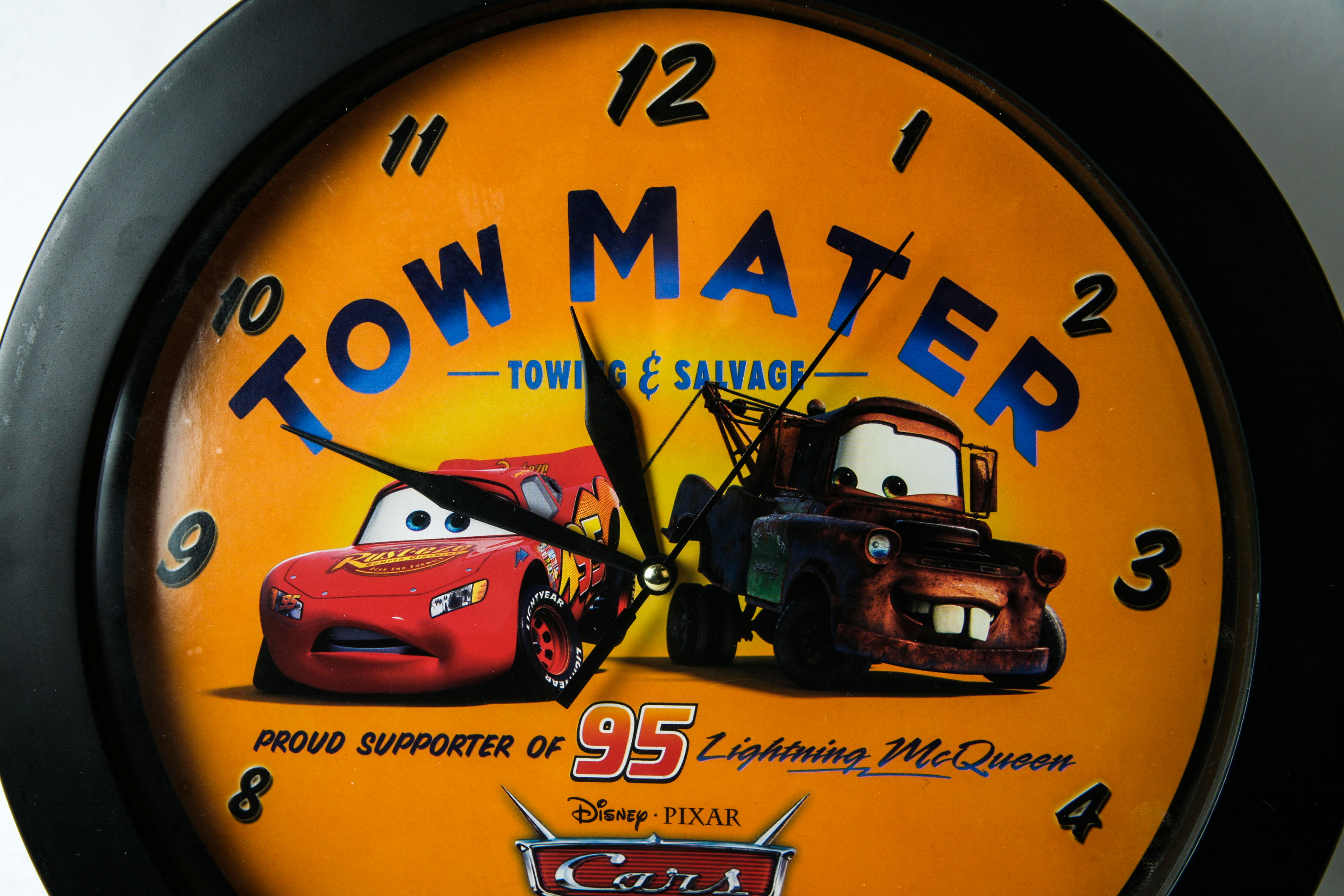 Disney Pixar Cars Clock and Framed Poster