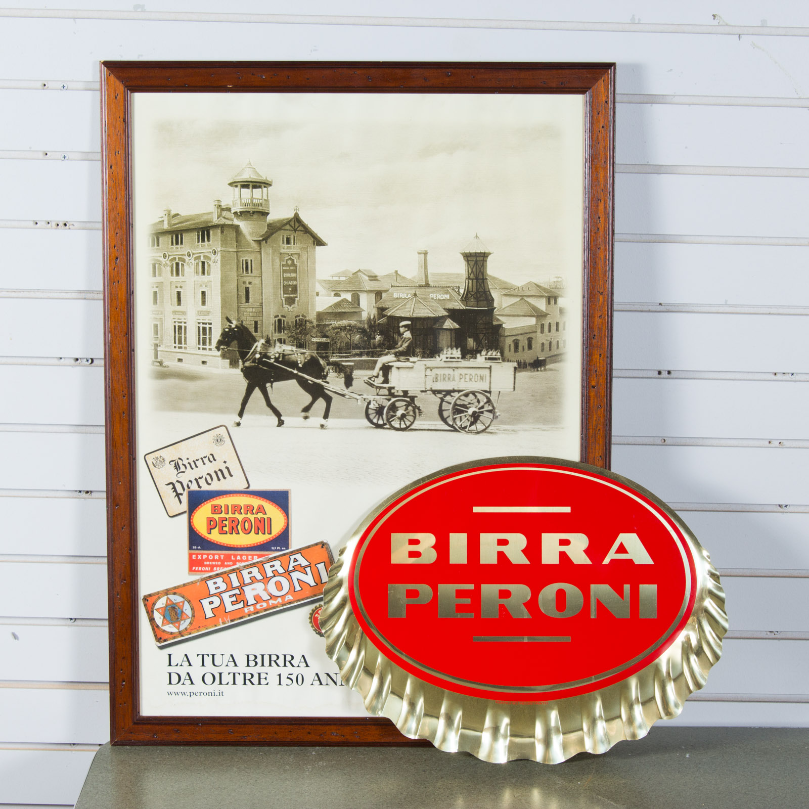 Birra Peroni Beer Signs