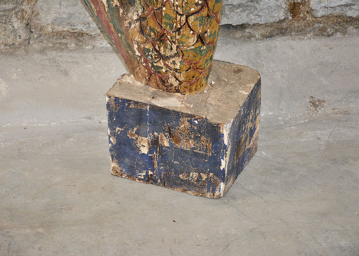 Wooden Mermaid Statue