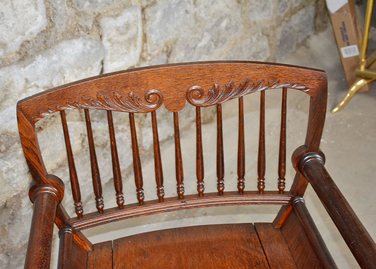 Wooden Captains Chair