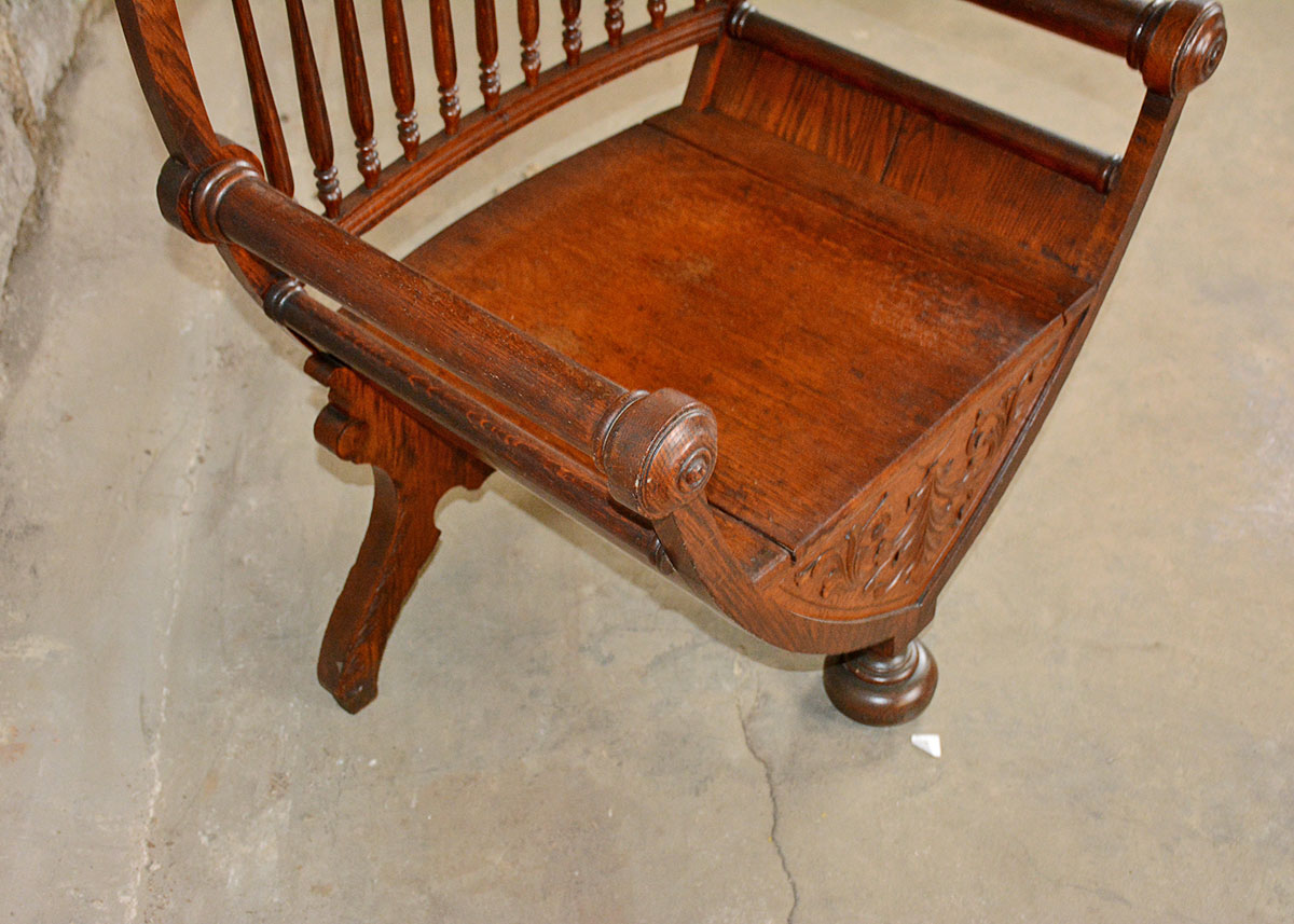 Wooden Captains Chair