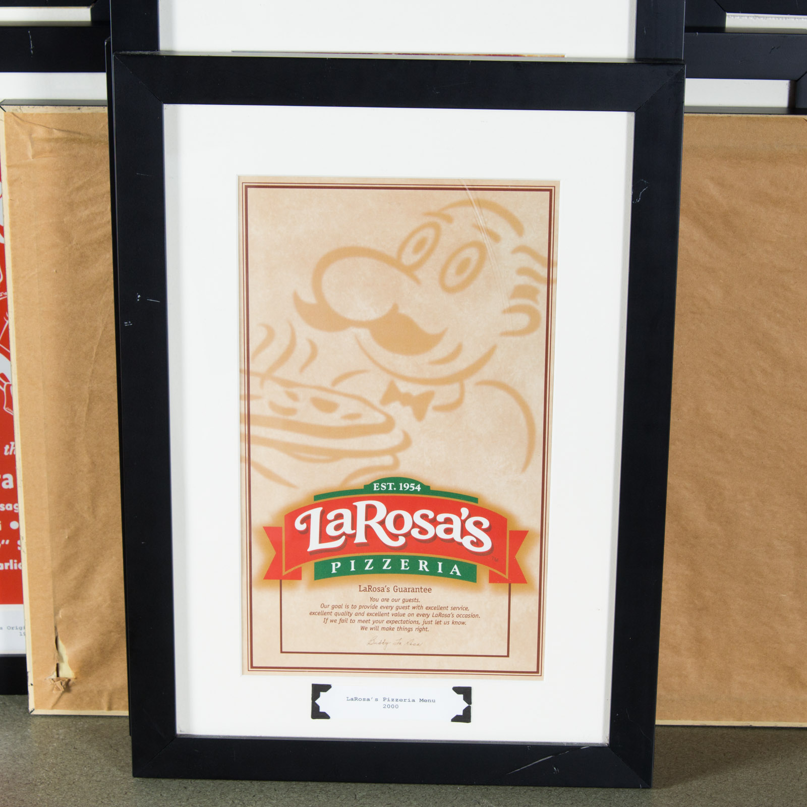 Collection of Vintage to Contemporary LaRosa's Menus