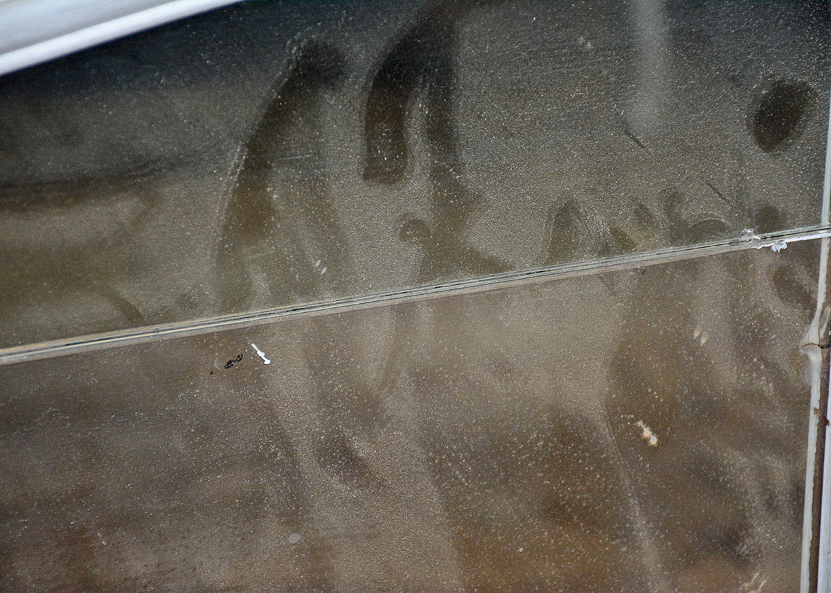 European Trumeau Mirror with Painting