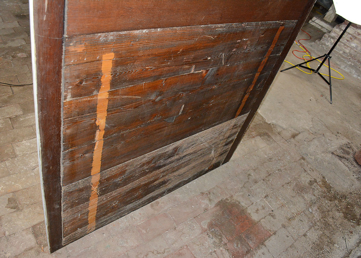 European Trumeau Mirror with Painting