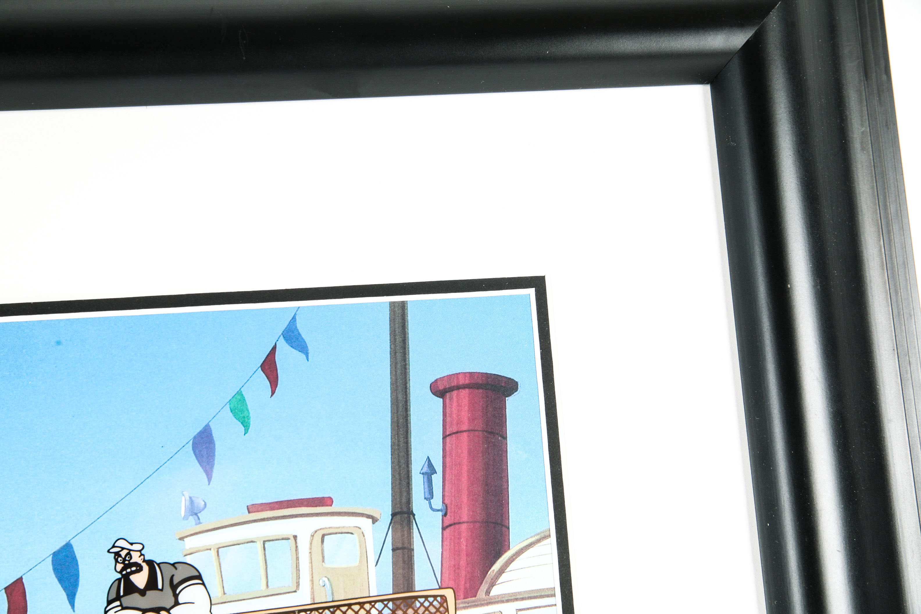 Signed "Popeye The Sailor" Cel Animation Still