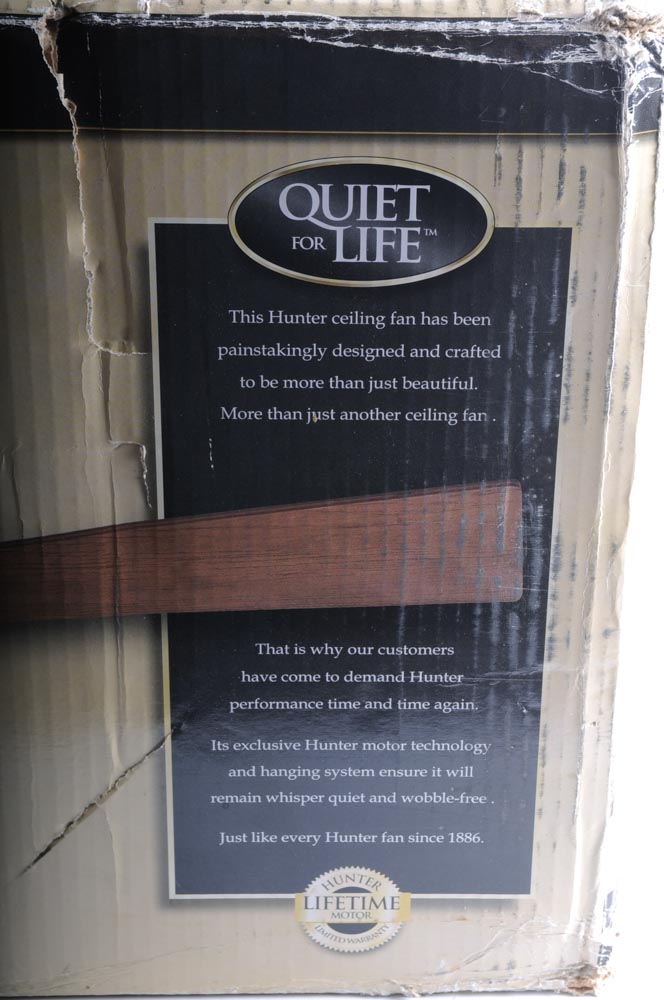 Hunter "1912 Mission" 54-Inch Ceiling Fan with Light