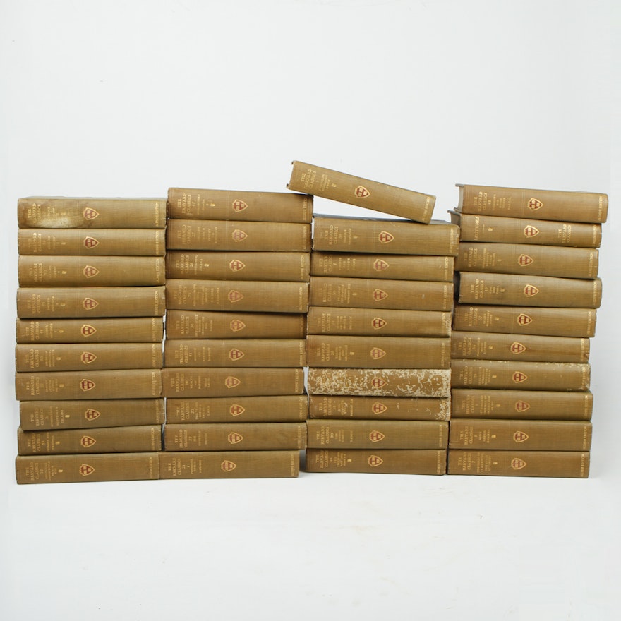 40 Limited Edition Volumes of "Harvard Classics" circa 1910