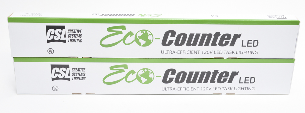 CSL Eco-counter LED Ultra-Efficient 120V LED Task Lighting and Accessories