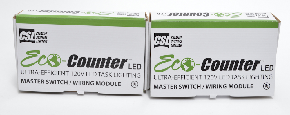 CSL Eco-counter LED Ultra-Efficient 120V LED Task Lighting and Accessories