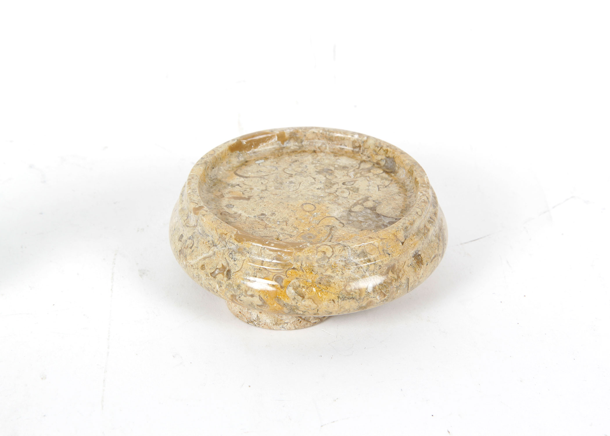 Carved Jasper Fetish Bear with Footed Stand