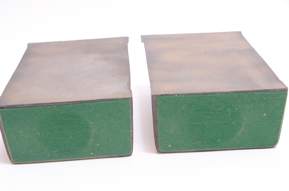 Pair of JFK Brass Bookends