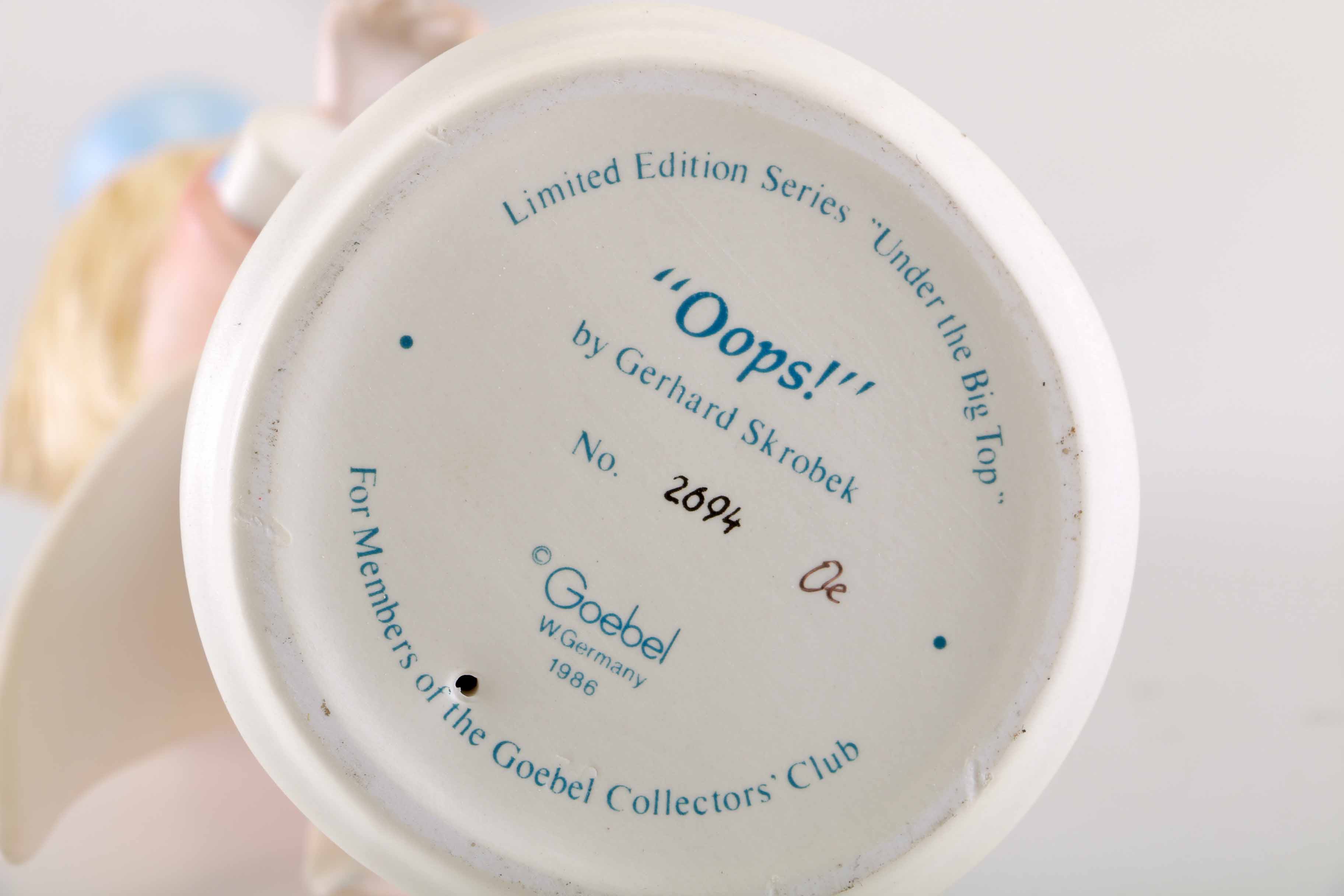 1980s Gerhard Skrobek Limited Edition Goebel Collectors' Club "Under The Big Top" Figurines