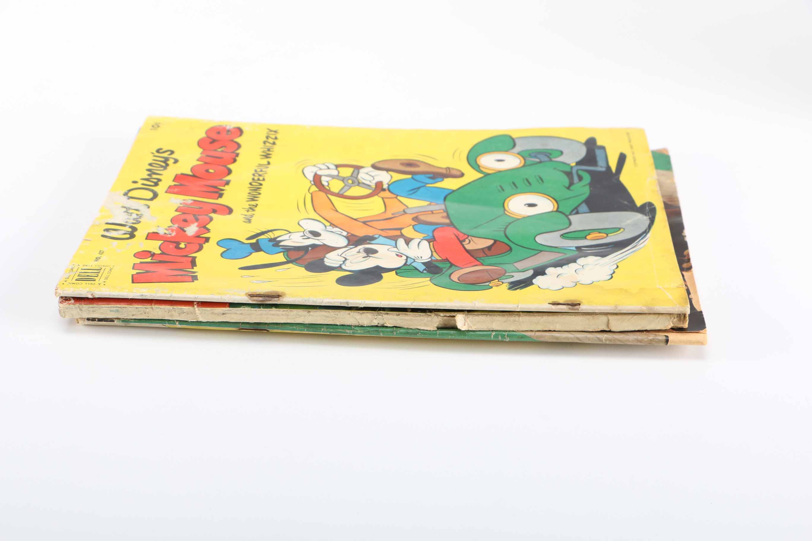 Vintage Group of Dell Comic Magazines with Disney Characters