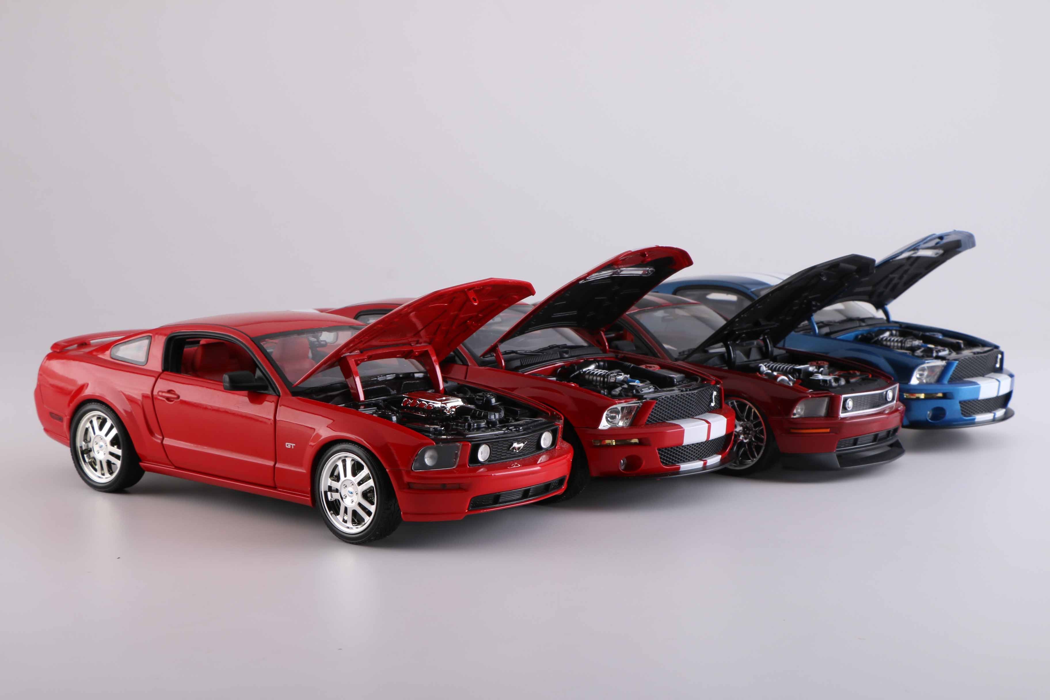 Collection of Ford Mustang Die-Cast Cars