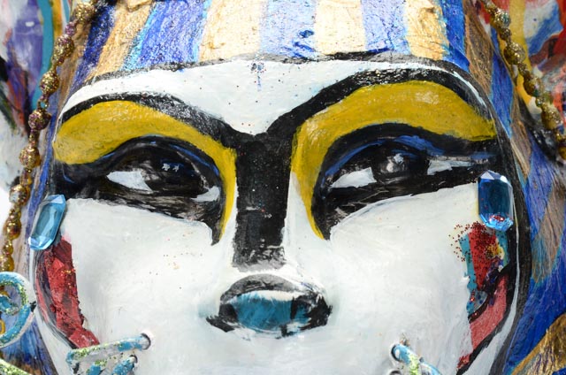 Gisele Weisman Hand Painted Fiberglass Sculpture "Cleocatra"