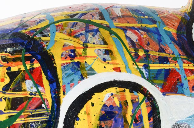 Gisele Weisman Hand Painted Fiberglass Sculpture "Cleocatra"