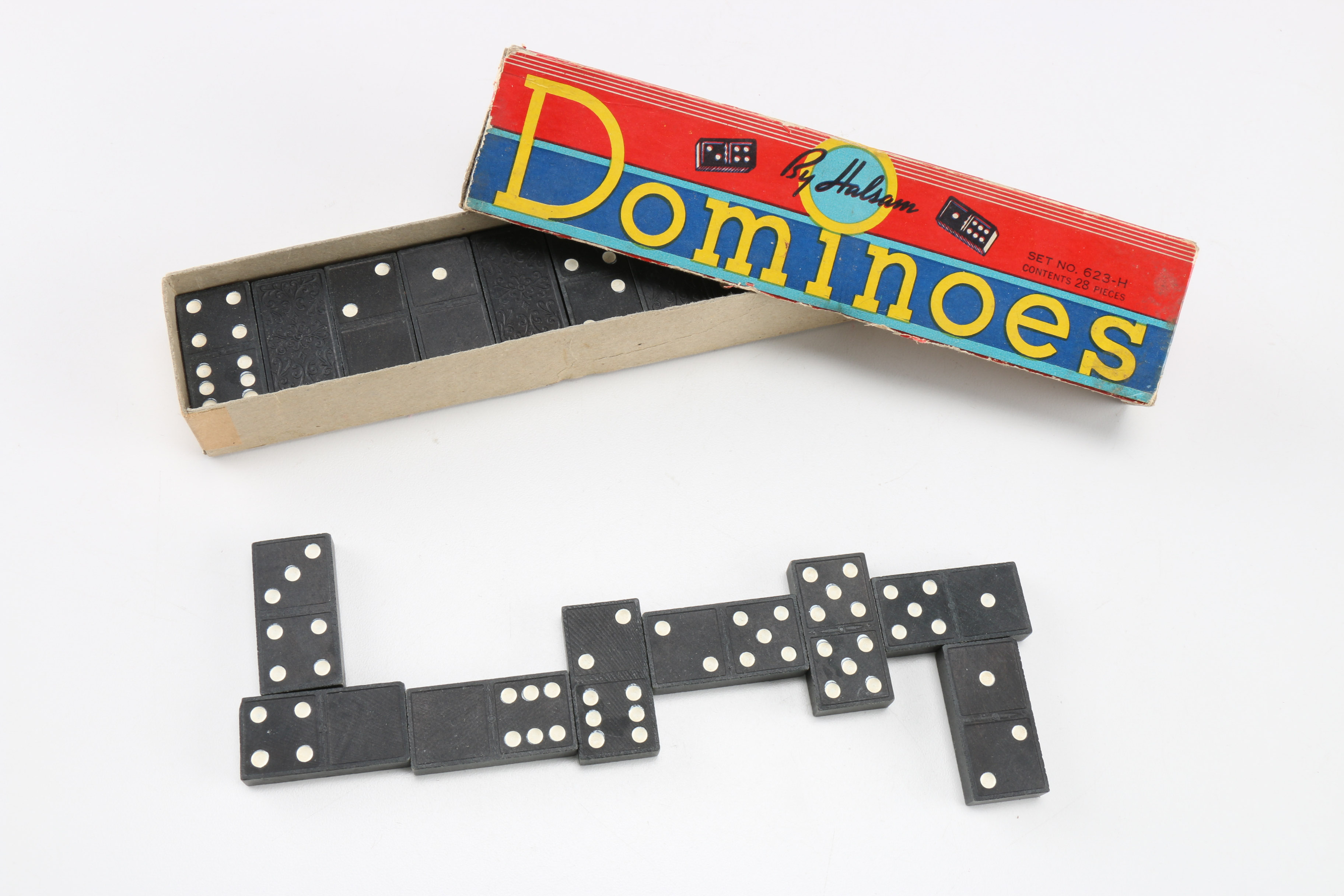 Vintage Dominoes and TWA playing Cards