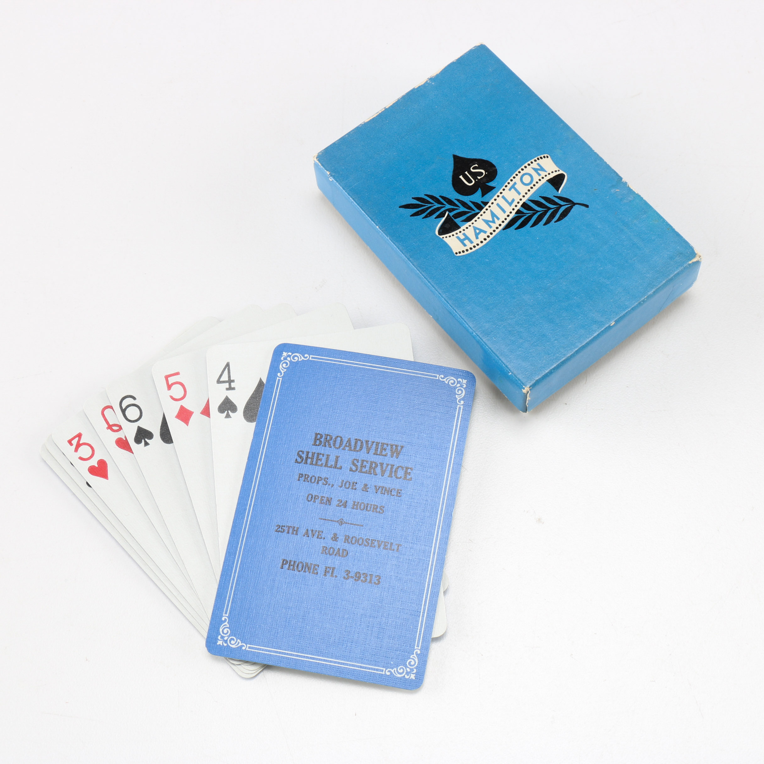 Vintage Dominoes and TWA playing Cards