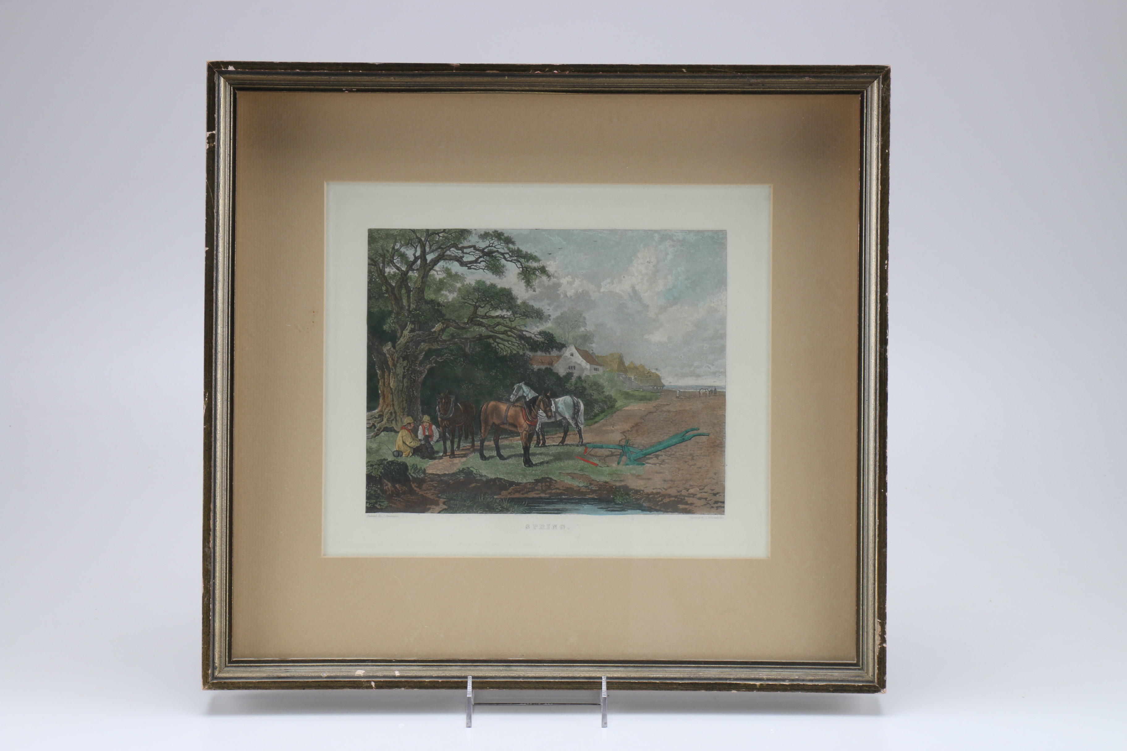 Season Themed Reproduction Engravings After J. Dearman Paintings