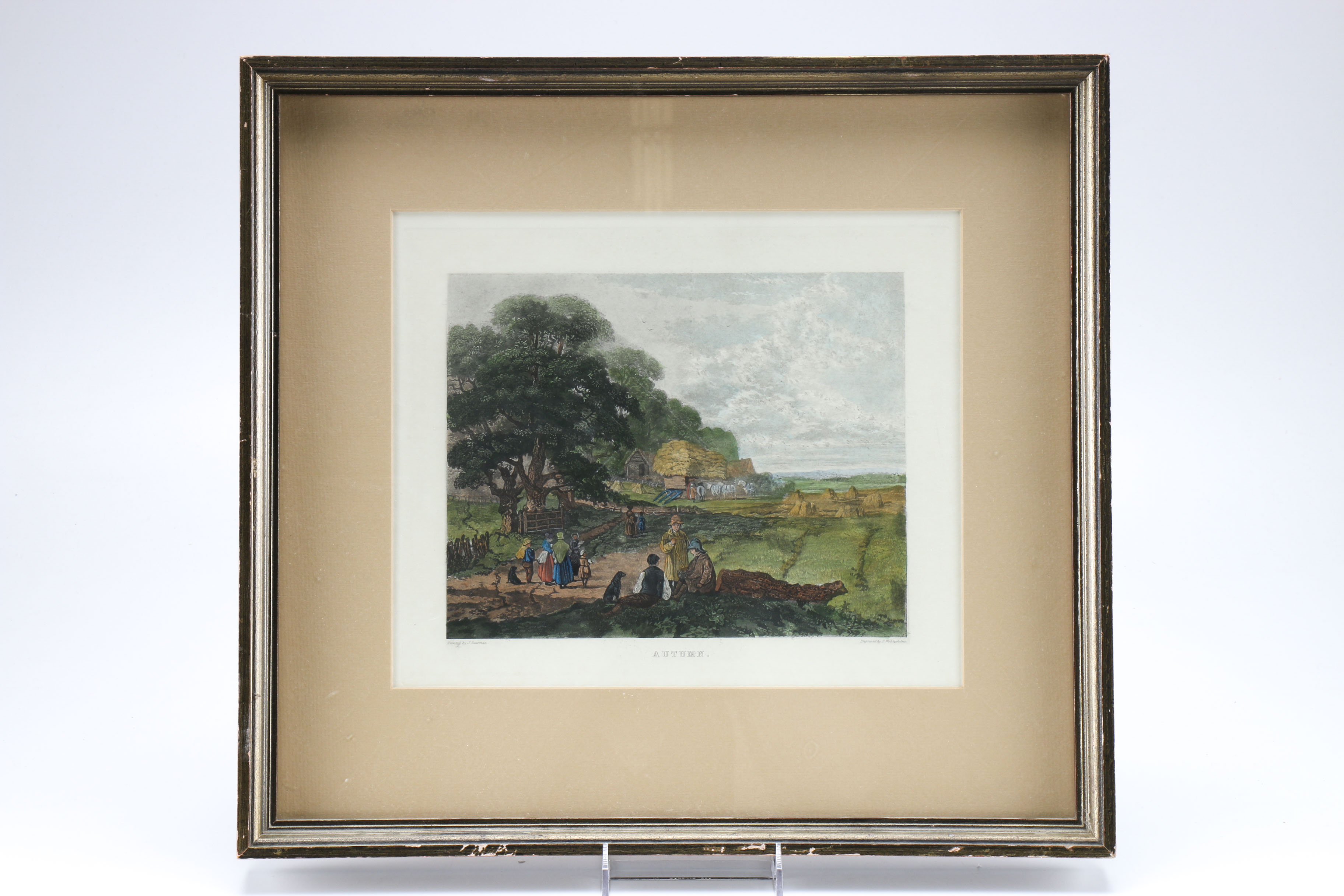 Season Themed Reproduction Engravings After J. Dearman Paintings