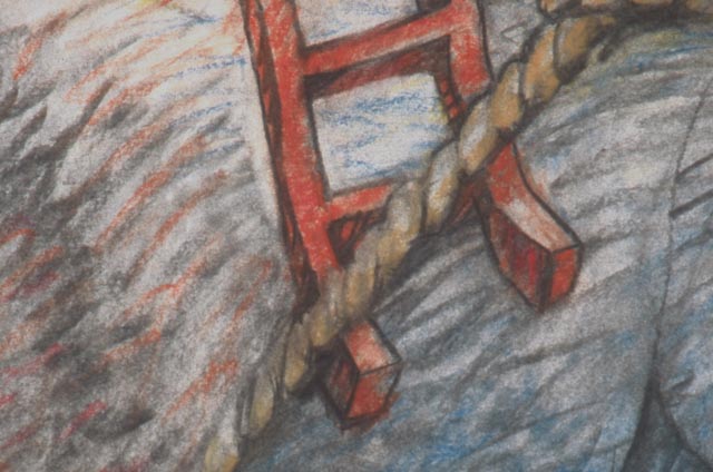 Claes Oldenburg and Coosje Van Bruggen Signed Limited Edition 1997 Giclée "House Ball with Fallen Toy Bear"