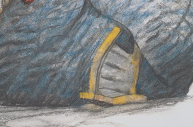 Claes Oldenburg and Coosje Van Bruggen Signed Limited Edition 1997 Giclée "House Ball with Fallen Toy Bear"