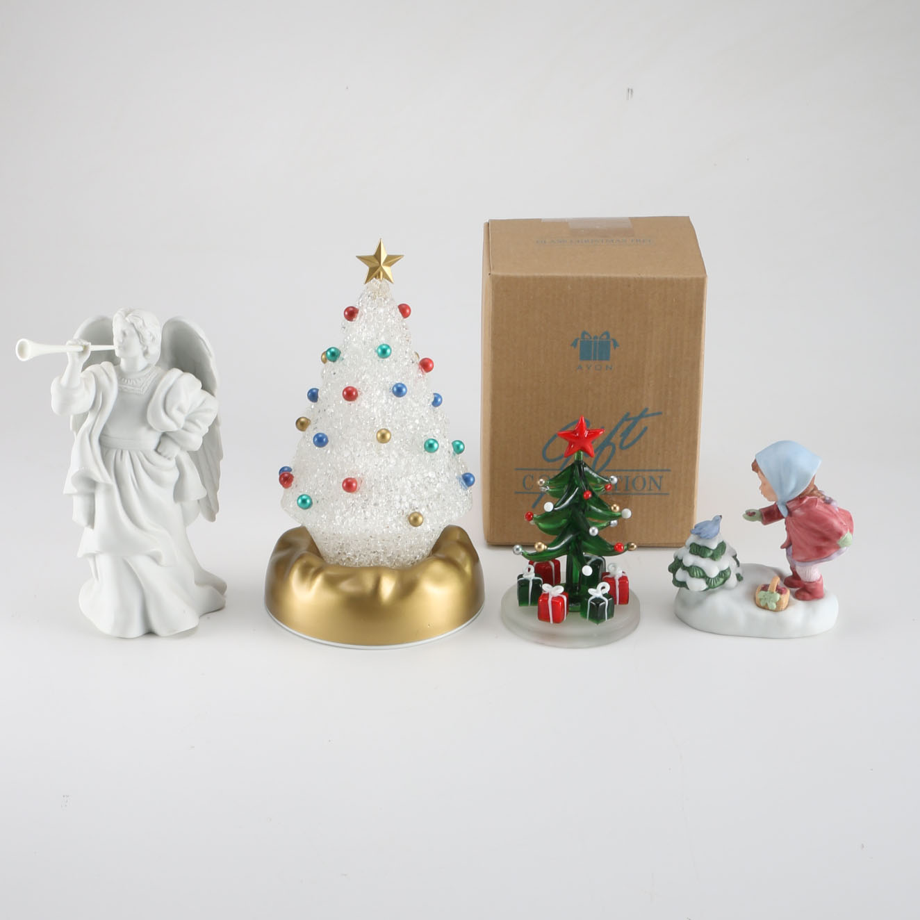 Grouping of Avon Christmas Collectibles