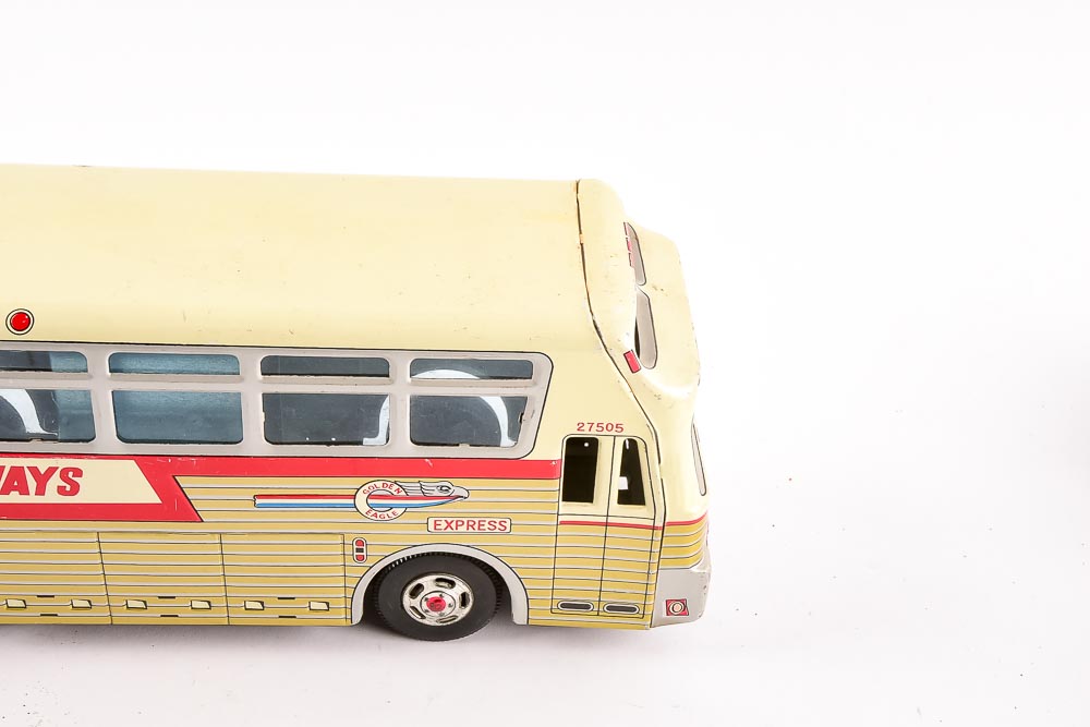 Vintage Toy "Continental Trailways" Bus