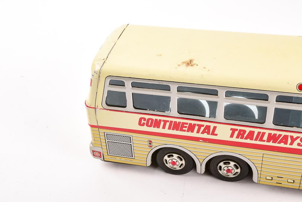 Vintage Toy "Continental Trailways" Bus