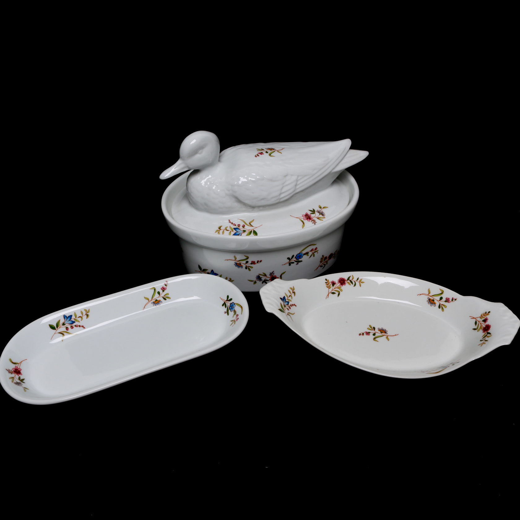 Vintage BIA Cordon Bleu " Frieda Collection" Serving Dishes