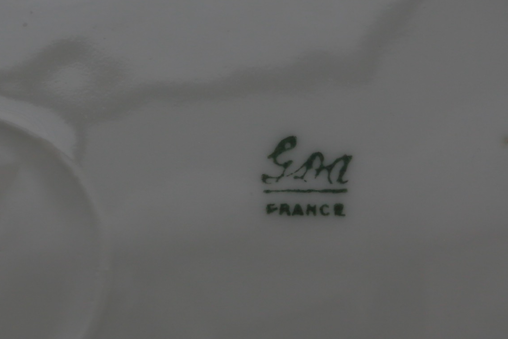 Six Vintage GDA France Salad Plates