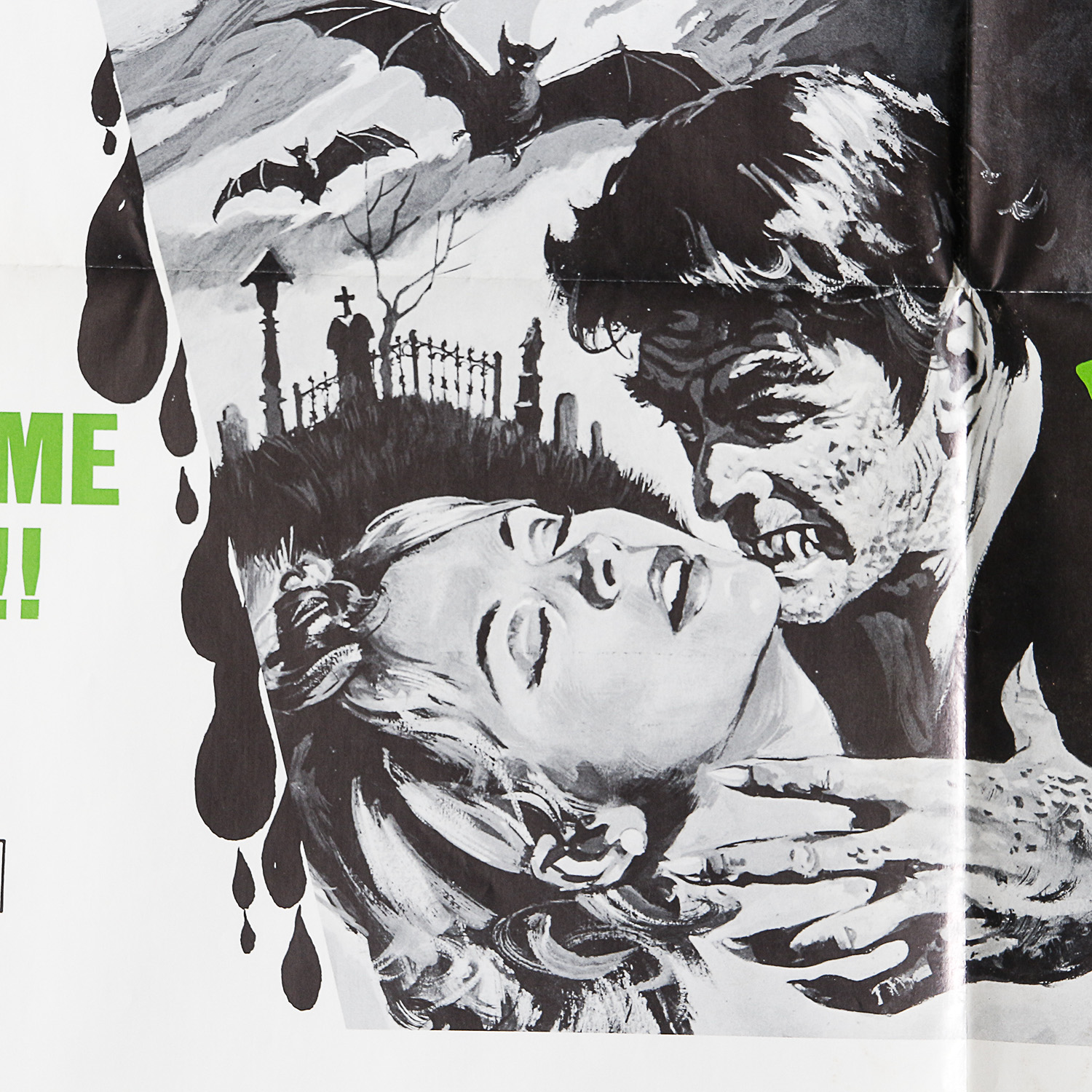 Vintage Vampire Triple Feature Movie Poster