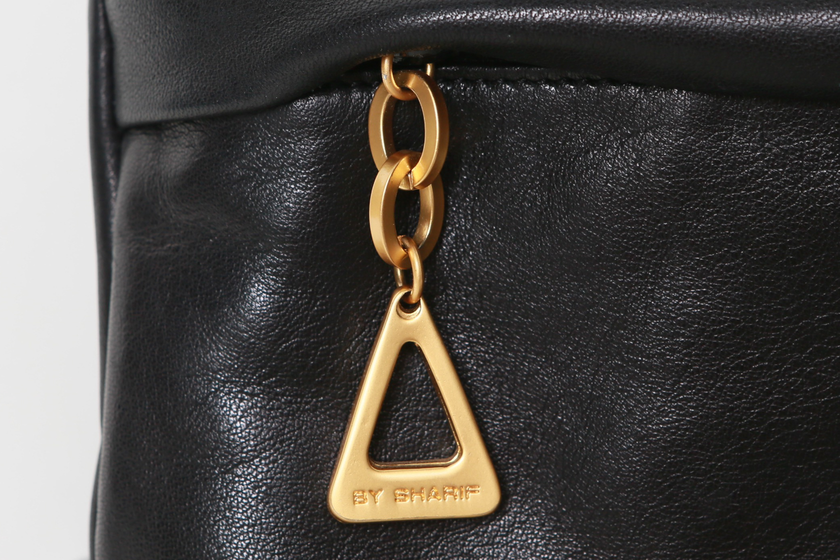 Vintage Americana By Sharif Black Leather Crossbody Bag