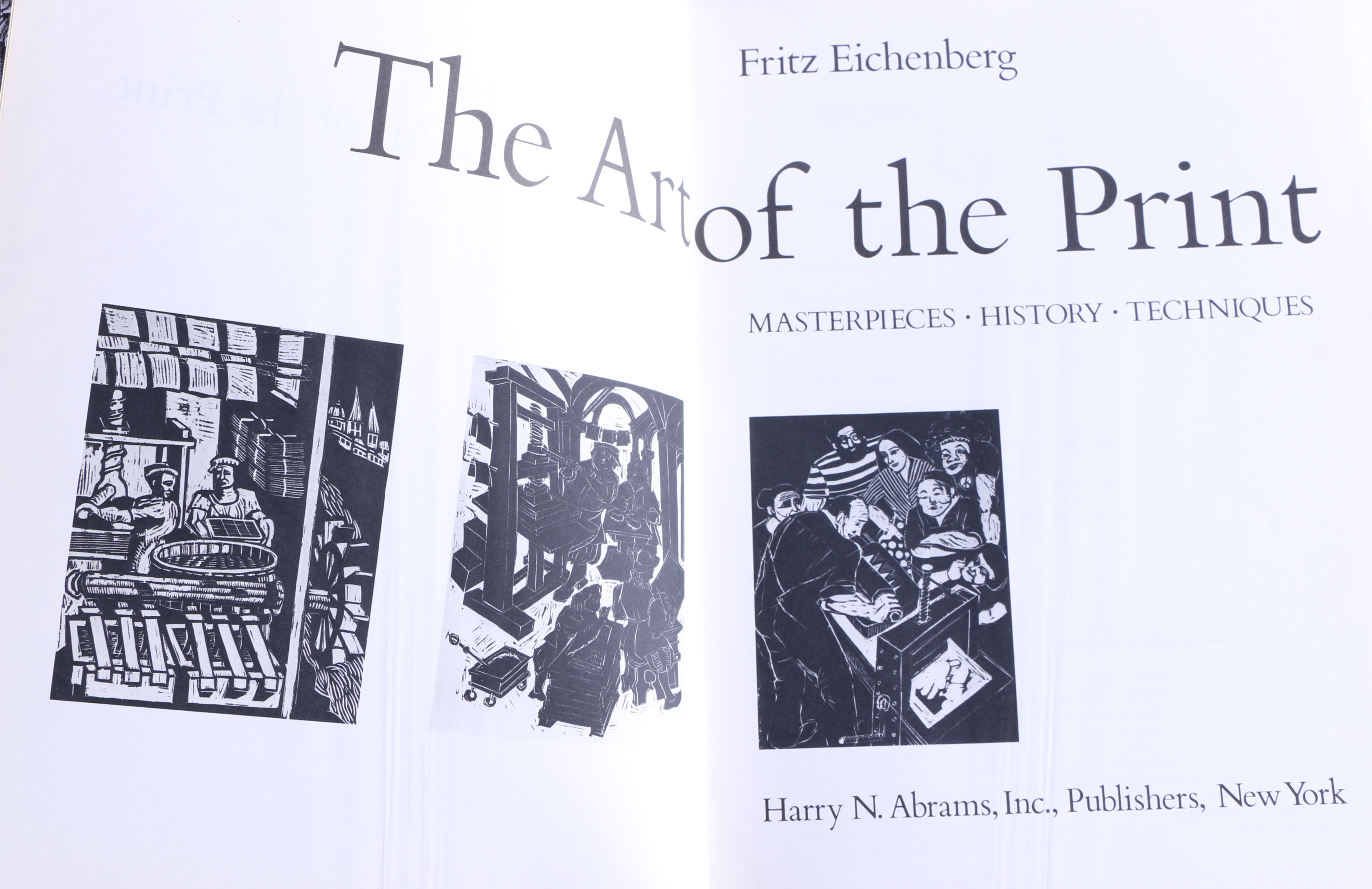 First Edition of "The Art of Print" by Fritz Eichenberg