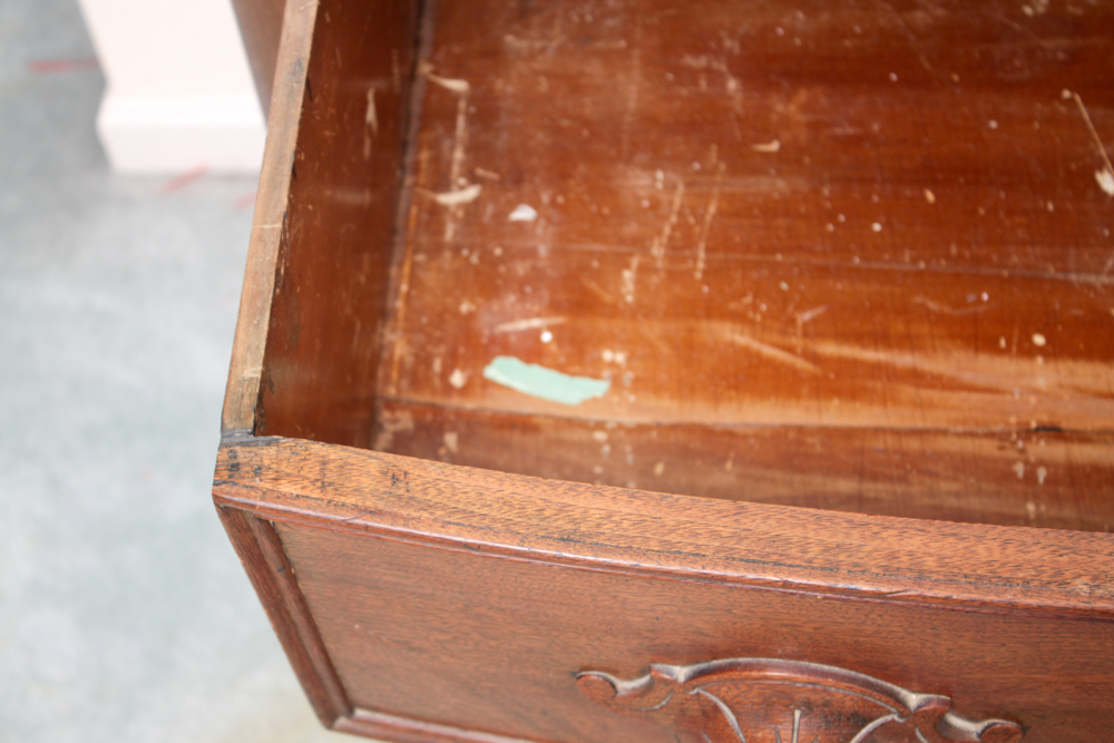 Antique Marble Top Dresser and a Shaving Mirror